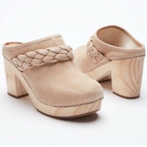 Dolce Vita Cream Braided Mules
